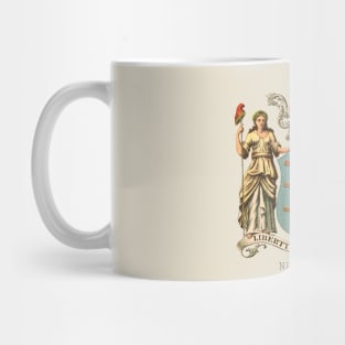 1876 New Jersey Coat of Arms Mug